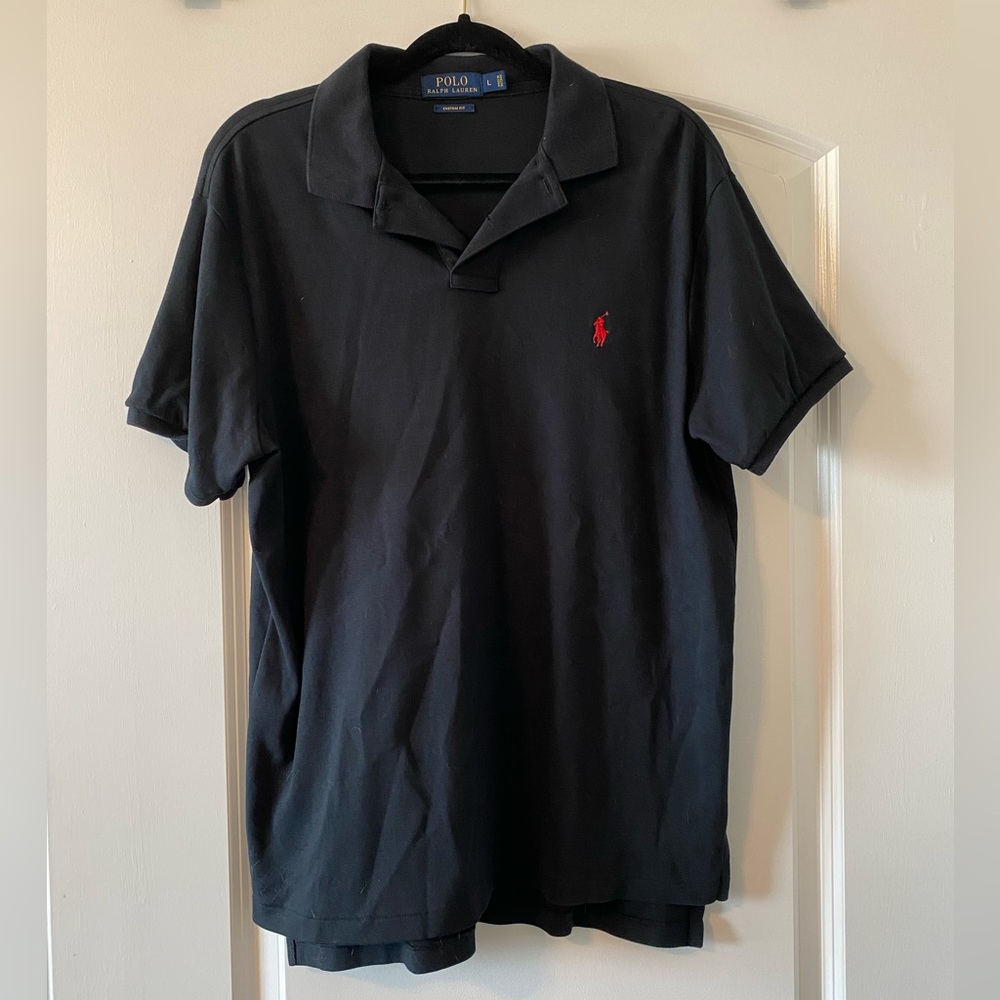 Men’s black Polo shirt by Polo Ralph Lauren